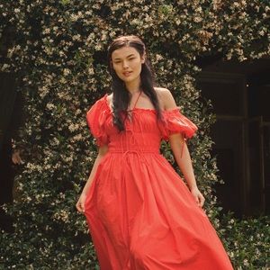 Doen “Souvenir” Maxi Dress XXL / Color: Grenadine